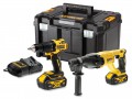 DEWALT DCK2070M2T XR Brushless Twin Pack 18V 2 x 4.0Ah Li-ion £319.95 The Dewalt Dck2070m2t Xr Brushless Twin Pack Contains The Following:

1 X 18v Dcd709 Xr Compact Brushless Hammer Drill With 15 Position Adjustable Torque Control For Consistent Screw Driving Into A 