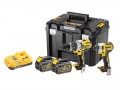 DEWALT DCK276T2T FlexVolt Twin Pack 18 Volt 2 x 18/54 Volt 6.0/2.0Ah Li-Ion £499.95 The Dewalt Dck276t2t Flexvolt Twin Pack, Contains The Following:
1 X 18 Volt Dcd996 Xr Brushless Combi Drill With A Tough 3 Speed All Metal Transmission For Increased Run Time And A Longer Tool Lif