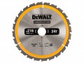 DEWALT Construction Circular Saw Blade 216 x 30mm x 24T £21.19 The Dewalt Construction Circular Saw Blades Have Been Designed For Use With Portable Machines To Cut Softwoods And Composite Materials. The Durable Design Produces A Fast, Smooth Cutting Action Making