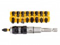 DEWALT DT70518 Extreme Impact Torsion Bit Set with Holder 10 Piece £11.49 The Dewalt Dt70518 Extreme Impact Torsion Bit Set Contains A Selection Of Impact Ready® Accessories That Deliver Exceptional Performance In Extreme Torque Applications.  Flextorq® Bits Fe