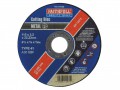 Faithfull Cut Off Wheel 115x3.2x22 Metal x 5 £4.25 Faithfull Cut Off Wheel 115x3.2x22 Metal X 5
Metal Cutting Discs Are Manufactured Using Aluminium Oxide Abrasive Grit With Fibreglass Reinforcing And Resin Bonded To Provide Both Safety And Optimum