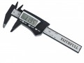 Faithfull Mini Digital Vernier Caliper 75mm Capacity £12.29 This Faithfull Handy Pocket-sized Caliper Is Manufactured From A Lightweight Non-marring Carbon Fibre Material. The Digital Selection Button Enables Readings To Be Displayed In Either Metric Or Imperi
