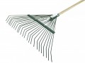 Faithfull Countryman Lawn Rake 24 Round Tines £22.99 The Faithfull Countryman Lawn Rake Has 24 Flexible, Round Metal Tines, Ideal For Removing Leaves And Garden Debris From Lawns. Metal Tined Rakes Are Better Suited For Spring Or Autumn Raking When The 