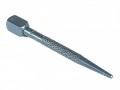 Faithfull FAICP18SH Centre Punch  1/8in - Square Head £3.49 Faithfull Centre Punch With A Square Head Which Provides A Larger Striking Area And Prevents The Punch Rolling When Laid On The Bench. Carefully Hardened And Tempered And With A 90° Ground Point.p