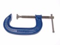 Faithfull G Clamp 4in £13.99 The Faithfull G-clamp Is Built To Resist Distortion, The Ribbed Frame Is Manufactured From Malleable Sg Iron Making These Clamps Virtually Unbreakable.the Spindle Has Acme Cut Threads To Provide A Smo