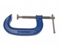 Faithfull G Clamp 6in £17.99 The Faithfull G-clamp Is Built To Resist Distortion, The Ribbed Frame Is Manufactured From Malleable Sg Iron Making These Clamps Virtually Unbreakable.the Spindle Has Acme Cut Threads To Provide A Smo
