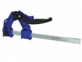 Faithfull Heavy-Duty Lever Clamp Capacity 200mm £21.99 The Faithfull Heavy-duty Lever Clamp With 120kg Of Gripping Force And A Heavy-duty Abs Plastic And High-tensile Steel Bar. Tool-free Head Release Allows The Clamp To Be Quickly Turned Into A Spreader,