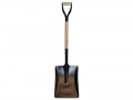 Faithfull Open Socket Shovel - Square No.4 PYD £21.99 Faithfull Square Mouthed Open Socket Shovel Pressed From High Quality Manganese Steel And Fitted With A 700mm (28in) Fsc European Ash Shaft With An Myd Hilt. Weatherproofed Handle.  Head Size:faioss2p