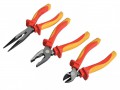 Faithfull VDE Plier Set With Pouch 3 Piece £32.99 The Faithfull Vde Plier Set Has Been Designed For Use By Professional Electricians. It Contains The 3 Most Commonly Used Pliers In The Electrical Trade: Combination Pliers, Long Nose Pliers And Side C