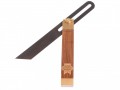 Faithfull Sliding Bevel 10.1/2in £17.49 Quality Hardwood Stock, Finely Machined And Shaped With Brass End Caps.  The Blued Spring Steel Blade Can Be Locked In Position By Means Of A Brass Wing Nut.length: 270mm (10.1/2in)