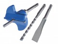 Faithfull SDS Plus Circular Cutter £36.99 Faithfull Electrical Back Box Cutters Are A Labour And Time Saving System, Designed To Cut Sockets In Blockwork And Brick Walls For The Siting Of Electrical Back Boxes. They Are Used In Conjunction Wi