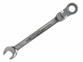 Faithfull Ratchet Combination Spanner Flex Head CV 13mm £12.29 These Faithfull Chrome Vanadium Spanners Have Flexible Ratchet Heads, Which Can Turn Through 180°, Allowing Them To Be Used In More Awkward To Reach Places At Any Angle. Each Spanner Has A 72 Fine