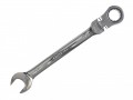 Faithfull Ratchet Combination Spanner Flex Head CV 17mm £16.19 These Faithfull Chrome Vanadium Spanners Have Flexible Ratchet Heads, Which Can Turn Through 180°, Allowing Them To Be Used In More Awkward To Reach Places At Any Angle. Each Spanner Has A 72 Fine