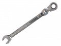 Faithfull Ratchet Combination Spanner Flex Head CV  8mm £9.29 These Faithfull Chrome Vanadium Spanners Have Flexible Ratchet Heads, Which Can Turn Through 180°, Allowing Them To Be Used In More Awkward To Reach Places At Any Angle. Each Spanner Has A 72 Fine