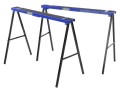 Faithfull Steel Trestles (set 2) £56.99 A Value For Money Trestle Set With Slip Resistant Worktops And Securely Locking Legs For Improved Stability. Each Trestle Has A Safe Working Load Of 200kg / 440lbs And Folds Flat For Easy Storage. An 