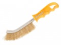 Faithfull Wire Scratch Brush Brass Yellow Handle £4.89 Popular With Both Industrial And Diy Users, Wire Scratch Brushes Are Used For Removing Rust, Corrosion, Paint And Primer And For Generally Producing A Clean Surface.  These Faithfull Wire Brushes Have