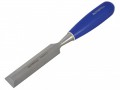 Faithfull Blue B/e Chisel 1in £7.79 The Faithfull Bevel Edged Chisel Range Are Quality Tools For Professional Work As Well As Diy Users. The Blue Pvc Handles On These Chisels Are Impact Resistant And Designed For Use With A Mallet Or An