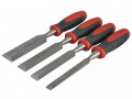 Faithfull Soft Grip Chisel Set 4 Piece + Storage Wallet £20.99
These Faithfull chisels Have drop Forged Chrome Vanadium Steel Blades, Which Have Been Hardened And Tempered. Their Bevel Edge Design Are ideal For Cutting Into Tight Corners.
