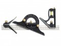 FISHER FB285ME COMB SET 12IN BLISTER £15.99 Fisher Combination Square
A Versatile Measuring Instrument With Matt Black Die Cast Stock, Brass Locking Screw And Polished Steel Blade With Markings Clearly Etched On Both Sides, Fitted With Separ