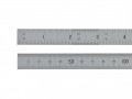 Fisher Satin Chrome Rule 150mm / 6in Photo Etched Markings £3.50 Steel Rule With Satin Chrome Finish.photo Etched Markings, Subdivided In Mm, And 10th, 16th, 20th, 32nd, 64th,figured 10mm, Inches.double Sided.size 150mm (6 In)width 15mm.english And Metric Marking