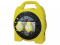 Faithfull Power Plus Enclosed Cable Reel 15m 16 amp 1.5mm Cable 110V £34.99 This Faithfull Power Plus Enclosed Cable Reel Features 2 Shuttered Sockets With A Maximum Load Of 16a (1,760w) Fully Unwound Or 6a (660w) Wound. The Robust Semi-enclosed Easy Reel Accurately Guides Th