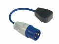 Faithfull Power Plus 240v Fly Lead With 35cm Lead £9.99 The Faithfull Fppflylead Fly Lead Converts A 240v, 16a 3-pin Plug To A 240v, 13a 3-pin Socket. It Is Ideal For Camping, Caravanning And On-site Generators. Lead Length: 35cm.