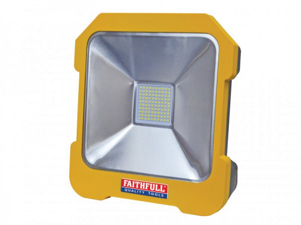 Faithfull Power Plus SMD LED Task Light with Power Take Off 20W 110V