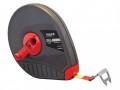 FISCO FT30/79 FUTURA GLASS FIBRE TAPE 30M/100 £22.65 The Fisco Futura Fibreglass Long Tape Has An Ergonomic Closed Case Design, Featuring An Integral Hand Grip Which Allows Fingers To Be Kept Clear Of The Winding Lever When Rewinding. A Highly Flexible