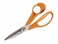 Fiskars Universal Scissor £14.69 Fiskars Universal Garden Scissors Provide Excellent Assistance For All Kinds Of Cutting And Trimming Tasks In The Garden. They Have A Serrated Edge, Ideal For Small, Precise Cutting Jobs Such As Cutti