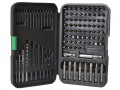 HiKOKI Drill & Bit Set, 102 Piece £19.99 This Hikoki 102 Piece Set Contains An Assortment Of Commonly Used Drilling And Driving Bits For Common Household Projects. Contents:

20 X Hss Black Oxide Drill Bits: 1mm(5), 1.5mm(5), 2mm(4), 3mm, 