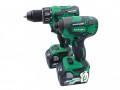 HiKOKI KC18DBFL2JDZ Twin Pack 18V 2 x Multi Volt Li-ion £269.95 The Hikoki Kc18dbfl2jdz Twin Pack Contains The Following:

1 X 18v Dv18dbfl2 Combi Drill With A Brushless Motor And Compact Design, Only 189mm Body Length, Making It Ideal For Confined Spaces. Fitte