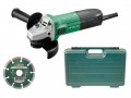 Hitachi G12STX/J7115mm Angle Grinder, Diamond Blade & Case 600 Watt 240 Volt £44.95 The Hitachi G12stx 115mm Angle Grinder Has A Powerful Motor With Excellent Overload Durability And A Top Mounted On/off Switch. With A No Voltage Restart Protection Feature That Prevents The Tool From