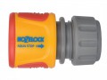Hozelock 2075 Soft Touch AquaStop Connector £5.99 The Hozelock Aquastop Connector Has An Internal Valve That Stops The Water Flow When An Accessory (e.g. A Spray Gun) Is Disconnected, So Avoiding The Need To Return To The Tap To Turn The Water Off Wh