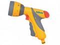 Hozelock 2684 Ultra 9 Spray Gun + Waterstop £23.90 The Hozelock 2684 Multi Spray Gun Plus Combines Fantastic Looks, Comfortable Soft Touch Ergonomics With A Range Of Genuinely Useful Spray Patterns. It Has A Patented Infinitely Variable Trigger Flow C
