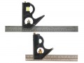 Hultafors 53E & 56E Square Twin Pack £22.99 A 300mm (12in) And 150mm (6in) Combination Square Twin Pack.
Each Square Can Act As A Try Square, Mitre Square, Depth And Marking Gauge, Steel Rule, Straight Edge Or A Spirit Level - Gives Horizont
