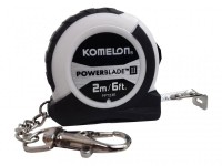 Komelon PowerBlade II Pocket Key Ring Tape 2m/6ft (Width 13mm) £3.99