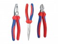 Knipex Assembly Pack Pliers Set 3 Piece £54.99 The Knipex Assembly Pack Plier Set Features The Most Popular Sizes With 2 Component, Soft-grip Handles. Contains: 1 X 03 02 180 Combination Pliers With 2 Component, Soft-grip Handles And Longer Cutti
