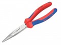 KNIPEX 26 12 200 SB SNIPE NOSE SIDE CUT PLIERS £21.99 These Knipex 26 Series Long Nose Side Cutters Have Long Flat Round Jaws. Highly Loadable, Elastic Precision Points With Blades. Cutting Edges Separately Induction Hardened. Made From Special Tool Stee