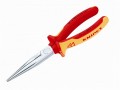 KNIPEX 26 16 200 SB SNIPE NOSE PLIERS VDE £26.99 Knipex 26 16 200 Sb Snipe Nose Pliers Vdelong Flat Round Jaws, Highly Loadable, Elastic Precision Points With Blades For Hard Wire Diameter 2.2mm, And Medium Wire, Diameter 3.2mm.cutting Edges Separat
