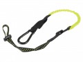 Kunys Tool Lanyard 78-110cm (31-44in) 2.7kg £13.90 This Kunys Clc High Quality Tool Lanyard Made Of 12.7mm (1/2in) Webbing With An Internal Shock Cord And Which Extends To 1.1m (44in). It Includes A Heavy-duty Carabiner And A 250mm (10in) Webbing Loo