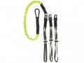 Kunys Triple Lanyard 100-140cm 41-56in 2.7kg £17.99 This Kunys Premium Quality Triple Lanyard With Three Interchangeable Tool Ends That Have 25cm (10in) Webbing Loops With Dual Channel Locks And Hk Clips For Quick Tool Changes.  The Lanyard Has A Heav