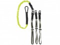 Kunys Triple Lanyard 100-140cm 41-56in 2.7kg £16.22 This Kunys Premium Quality Triple Lanyard With Three Interchangeable Tool Ends That Have 25cm (10in) Webbing Loops With Dual Channel Locks And Hk Clips For Quick Tool Changes. The Lanyard Has A Heav