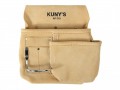 Kunys AP719 Journeyman Half Apron £22.99 The Kunys Journeyman Carpenters Half Apron Made From Split Grain Leather. Large And Small Reversed Nail Pockets For Easy Access. Heavy Steel Hammer Holder. Three Smaller Pockets For Utility Knife, P