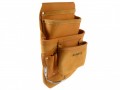 Kunys AP-I933 Carpenters Nail & Tool Bag 10 Pocket £34.99 The Kunys I933 Carpenters Nail & Tool Bag Is Made From Heavy-duty Top Grain Leather. The Bag Has 10 Pockets, Including: 2 X Main Nail And Tool Pockets.2 X Additional Upper Pockets.6 X Smaller