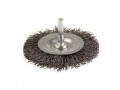 LESSMANN DIY STEEL WIRE WHEEL BRUSH 100MMX0.30 £4.55 The Lessmann Diy Wheel Brushes Are Fitted With A 6mm Shank And Are Generally Used For The Removal Of Rust, Paint Or Dirt And For Roughening, De-burring, Stripping Or Polishing. Available In Steel Or