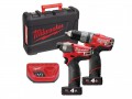 Milwaukee M12 PP2A-404C Fuel Twin Pack 12 Volt 2 x 4.0Ah Li-Ion was £299.95 £269.95 Milwaukee M12 Pp2a-404c Fuel Twin Pack 12 Volt 2 X 4.0ah Li-ion
The Milwaukee M12 Pp2a-404c Fuel™ Twin Pack, Contains The Following:
1 X 12 Volt M12 Cpd Fuel™ Percussion Drill Is A 2