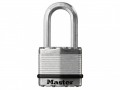 MasterLock Excell Laminated Steel 45mm Padlock - 38mm Shackle £10.99 The Master Lock Excell™ Laminated Steel Padlocks Are Made With Cutting Edge Technology To Deliver Unprecedented Security. They Feature Tough Cut Patented Octagonal Boron Carbide Shackles Which A