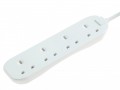 Masterplug Extension Lead 240 Volt 4 Gang 13 Amp White 2 Metre £5.99 White Trailing Socket.
Manufactured To Bs 1363-2 Standards.
1 X Masterplug Extension Lead 240 Volt 4 Gang 13 Amp White 2 Metre