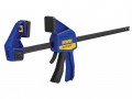 IRWIN Quick-Grip Quick-Change Bar Clamp 450mm (18in) £23.99 The Irwin Quick-grip® Quick-change™ Bar Clamps Can Be Converted From A Clamp To Spreader In Seconds, With A Clamping Hold Load Of 136kg. The Lockable Swivel Jaw Enables Uneven Surfaces To Be