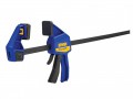 IRWIN Quick-Grip Quick-Change Bar Clamp 600mm (24in) £27.99 The Irwin Quick-grip® Quick-change™ Bar Clamps Can Be Converted From A Clamp To Spreader In Seconds, With A Clamping Hold Load Of 136kg. The Lockable Swivel Jaw Enables Uneven Surfaces To Be